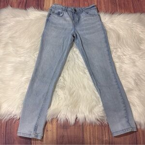 Denim&Co Youth Boy Size 7-8 Years Light Blue Stretch Skinny Jeans